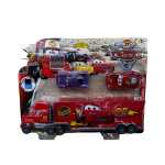 Set masinute Cars 3 cu camion Mac si 2 personaje masinute