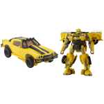 Masinuta robot transformer galbena cu fum sunete lumini