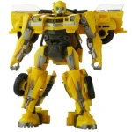 Masinuta robot transformer galbena cu fum sunete lumini - imagine 2
