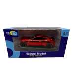 Macheta Auto BMW M4 Coupe replica rosie sport cu usi deschise 1:32 - imagine 11