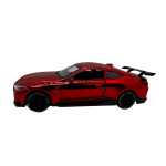 Macheta Auto BMW M4 Coupe replica rosie sport cu usi deschise 1:32 - imagine 3