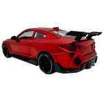 Macheta Auto BMW M4 Coupe replica rosie sport cu usi deschise 1:32 - imagine 4