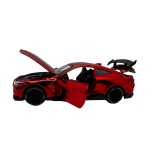 Macheta Auto BMW M4 Coupe replica rosie sport cu usi deschise 1:32 - imagine 5