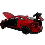 Macheta Auto BMW M4 Coupe replica rosie sport cu usi deschise 1:32 - imagine 8