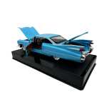 Macheta Auto Cadillac Eldorado 1959 replica albastra clasica cu usi deschise 1:32 - imagine 9
