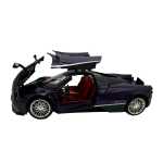 Macheta metal Pagani Huayra roadster 1/18 sunet, lumini, deschide usile si capotele - imagine 8
