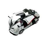 Macheta metal Pagani Huayra roadster alb 1/18 sunet, lumini, deschide usile si capotele - imagine 9