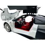 Macheta metal Pagani Huayra roadster alb 1/18 sunet, lumini, deschide usile si capotele - imagine 13