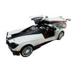 Macheta metal Pagani Huayra roadster alb 1/18 sunet, lumini, deschide usile si capotele - imagine 16