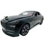 Macheta Rolls Royce Wraith negru 1/24 cu sunete lumini deschide usile si capotele