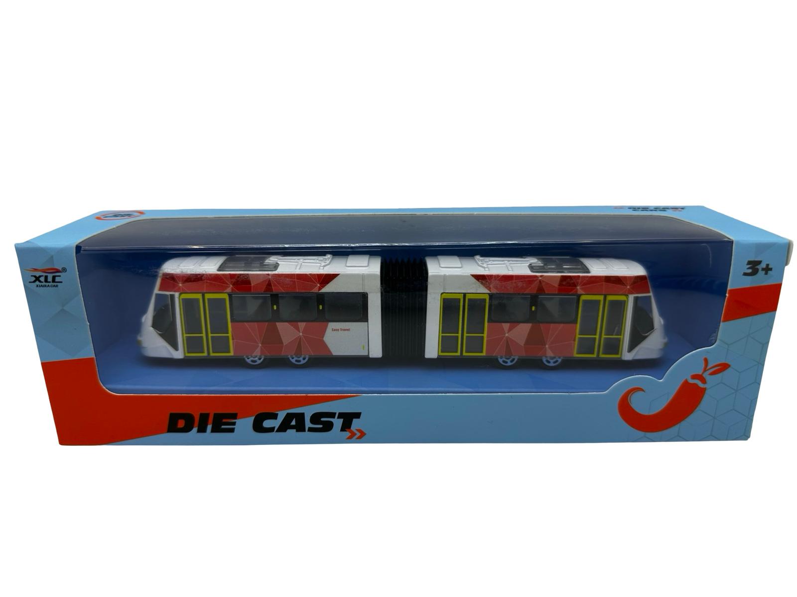 IMG-20250930-WA0223 Macheta Tramvai articulat 1:64 metal die-cast jucarie colectie cu sunete si lumini