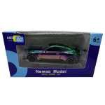 Macheta Auto BMW M4 Coupe replica metalizat cameleon verde sport cu usi deschise 1:32