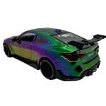 Macheta Auto BMW M4 Coupe replica metalizat cameleon verde sport cu usi deschise 1:32 - imagine 4