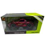 Macheta Porsche 911 GT3 RS 1:32 metal rosie sport cu usi deschise