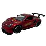 Macheta Porsche 911 GT3 RS 1:32 metal rosie sport cu usi deschise