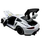 Macheta Porsche 911 GT3 RS 1:32 metal alb sport cu usi deschise - imagine 8