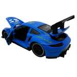 Macheta Porsche 911 GT3 RS 1:32 metal albastru sport cu usi deschise - imagine 9