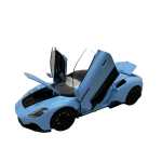 Macheta Maserati MC20 albastru 1:24 replica metal lumini si sunete usi capota portbagaj deschise - imagine 4