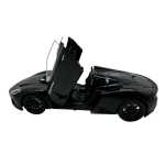 Macheta Maserati MC20 negru 1:24 replica metal lumini si sunete usi capota portbagaj deschise - imagine 12