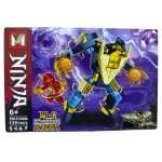 Set constructie tip lego Ninja Robot Electric MG1690B 135 piese