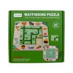 Puzzle lemn labirint Wayfinding STEM pentru copii 3 ani plus 19x20x4 cm