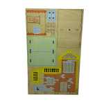 Puzzle 3D creativ din lemn casa cabana de la tara de construit cu 73 piese - imagine 5