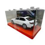 Macheta BMW seria 7 760 1/28 alb cu sunet lumini deschide usile si capotele - imagine 6