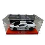 Macheta Lamborghini Sian alb Italia 1/28 sunete lumini deschide usile