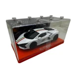 Macheta Lamborghini Sian alb Italia 1/28 sunete lumini deschide usile