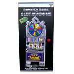 Mini aparat de pacanele Lucky Slot 777 cu roata norocului, design retro 27 cm - imagine 6