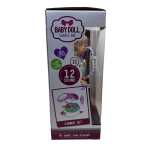 Papusa interactiva Baby Doll Lovely Set cu 12 sunete, accesorii, olita si biberon - imagine 6