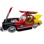 Macheta Mercedes 300SL retro 1:22 Die-Cast cu lumini, sunete si usi tip aripa