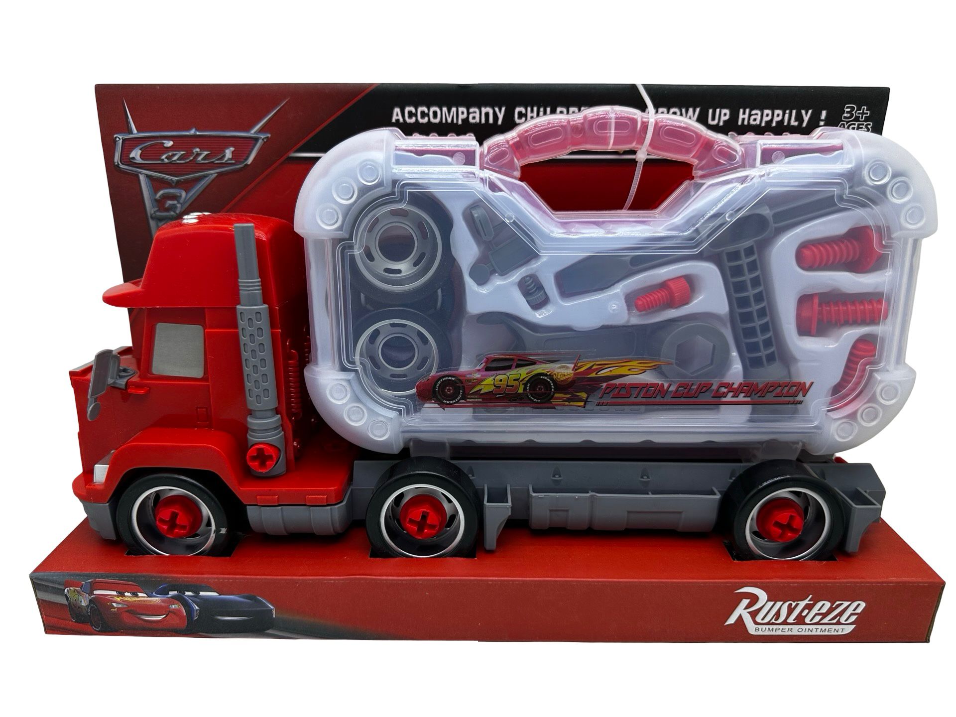 Camion Cars Mack cu unelte si trusa de reparatii Camion Cars Mack cu unelte si trusa de reparatii