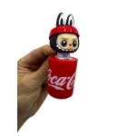 Breloc Labubu original cu sunet si lumina, model Coca-Cola - imagine 6