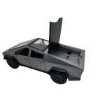 Masina Radiocomanda Tesla Cybertruck gri cu acumulator si statie incarcare - imagine 3