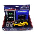 Macheta Ford Mustang 1/43 si statie auto pompa de benzina si spalatorie – Car Station