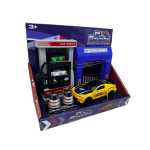 Macheta Ford Mustang 1/43 si statie auto pompa de benzina si spalatorie – Car Station - imagine 3