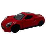 Macheta metal Alfa Romeo rosie 1/36 sunete si lumina - imagine 3