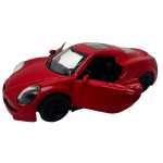 Macheta metal Alfa Romeo rosie 1/36 sunete si lumina