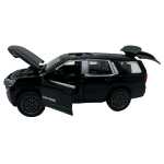 Macheta metalica SUV negru Die-Cast 1:32 cu lumini si sunete, usi deschise - imagine 3