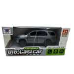 Macheta metalica SUV gri Die-Cast 1:32 cu lumini si sunete, usi deschise
