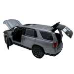 Macheta metalica SUV gri Die-Cast 1:32 cu lumini si sunete, usi deschise - imagine 4