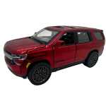 Macheta metalica SUV rosu Die-Cast 1:32 cu lumini si sunete, usi deschise