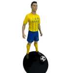 Figurina fotbalist Cristiano Ronaldo din plastic galben 20 cm