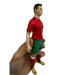 Figurina fotbalist Cristiano Ronaldo din plastic rosu 20 cm - imagine 5