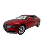 Macheta Volkswagen Passat CC 1:32 replica metal rosie, lumini si sunete, usi deschise
