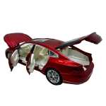Macheta Volkswagen Passat CC 1:32 replica metal rosie, lumini si sunete, usi deschise - imagine 8