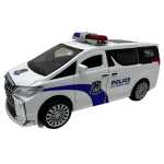 Masina de politie Toyota Proace Alba cu sunete si lumini, deschide usile si portbagajul