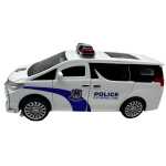 Masina de politie alba cu sunete si lumini deschide usile si portbagajul - imagine 6