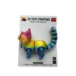 Pisica articulata 3D Coldplay Toy figurina flexibila curcubeu articulata - imagine 4